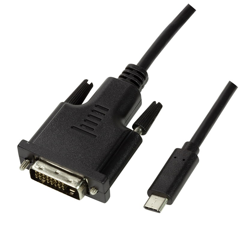 Logilink UA0332 USB 3.2 Gen 1x1 USB-C  M és DVI közötti kábel, 3m