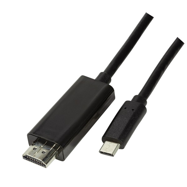Logilink UA0329 USB 3.2 Gen 1x1 USB-C M és HDMI 2.0 közötti kábel, 1,8m