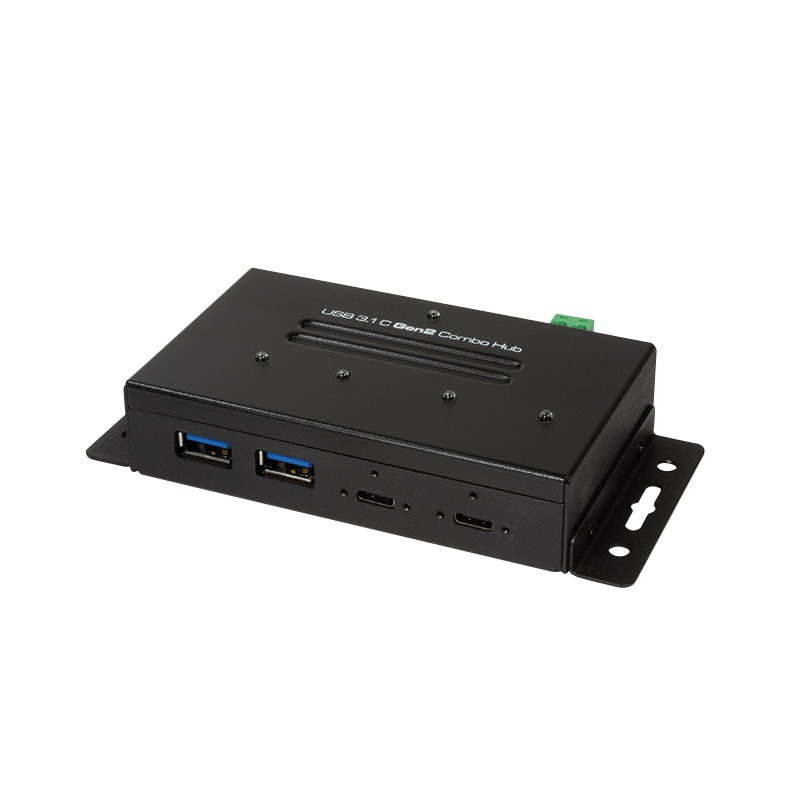 Logilink UA0316 USB 3.2 Gen 2 Hub, 4-port, 2x USB-AF + 2x USB-CF Combo Hub, fém
