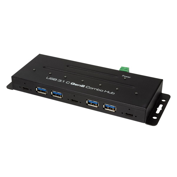 Logilink UA0319 USB 3.2 Gen 2 Hub, 7-port, 4x USB-AF + 3x USB-CF Combo Hub, fém
