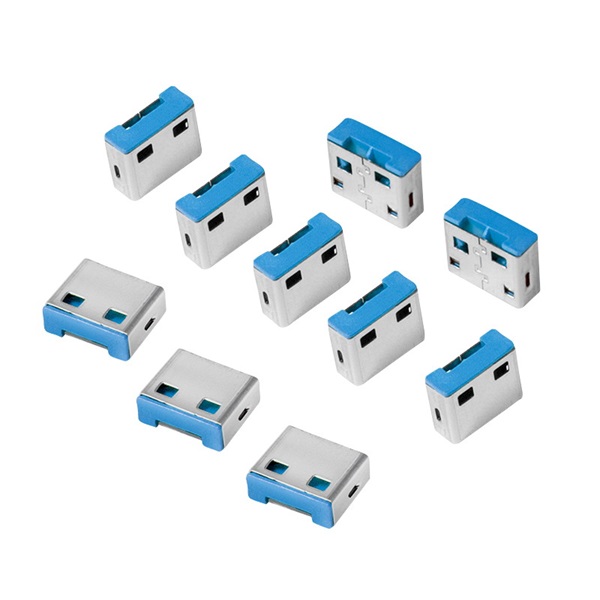 Logilink AU0046 USB-A port blokkoló (10x zár)
