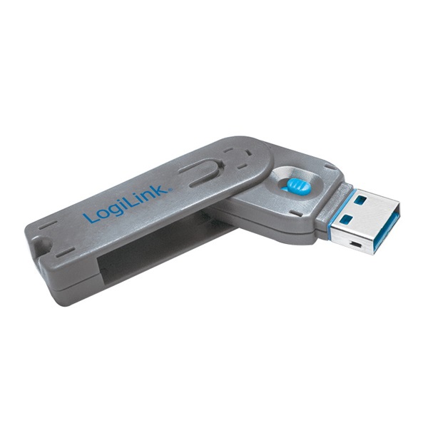 Logilink AU0044 USB-A port blokkoló (1x kulcs és 1x zár)