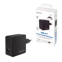 Logilink PA0219 USB hálózati adapter, 1x USB-C port (PD) és 1x USB-A port, 40 W
