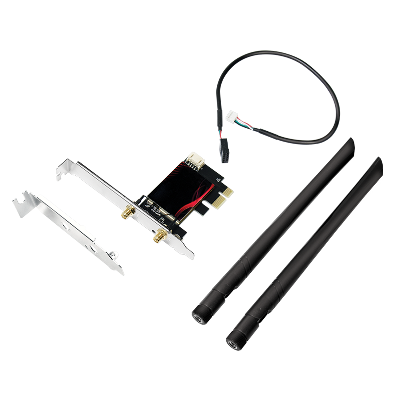 Logilink WL0248 PCI-Express kártya, WI-FI 6E, 2.4G, 5G & 6G, BT5.2