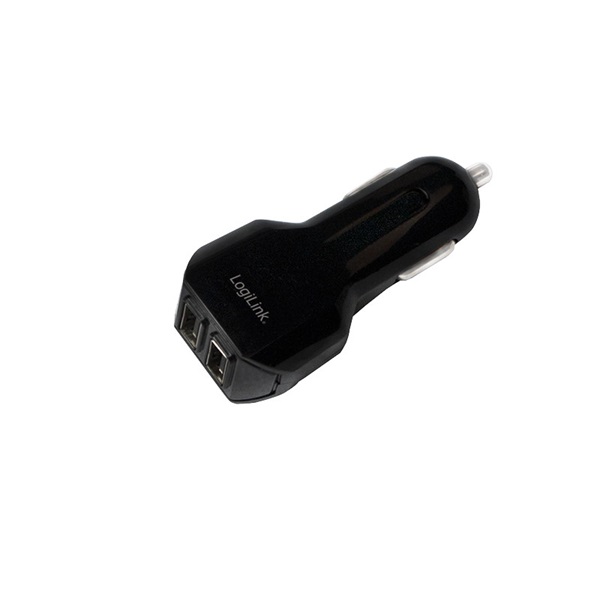 Logilink PA0101 autós 15.5W-s 2 portos USB töltő 2,1A/1A
