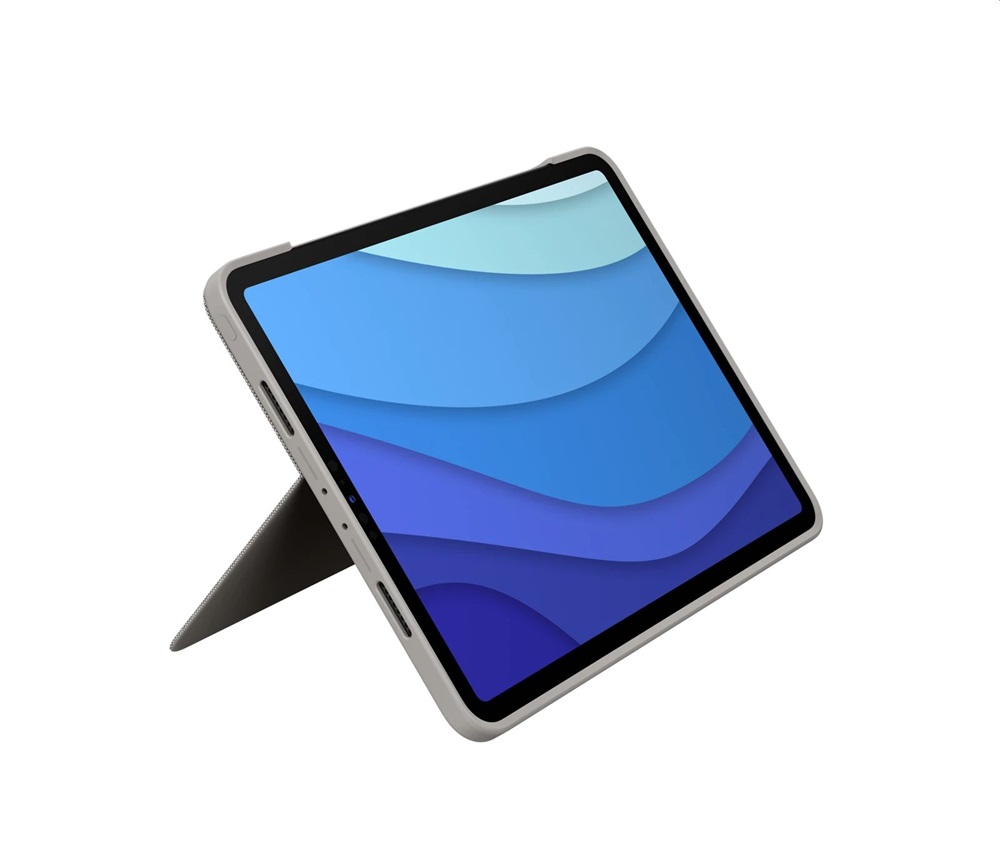 Logitech 920-010172 Combo Touch iPad Pro 11" 1/2/3/4 gen homok billentyűzetes tablet tok