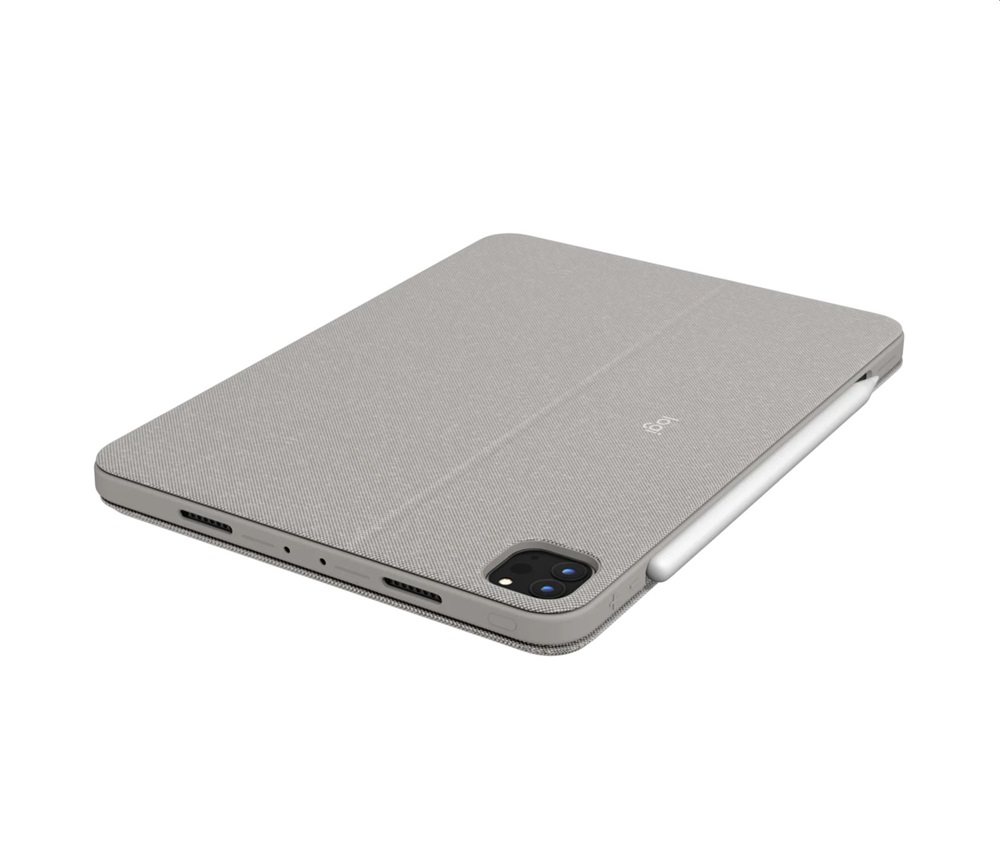 Logitech 920-010172 Combo Touch iPad Pro 11" 1/2/3/4 gen homok billentyűzetes tablet tok