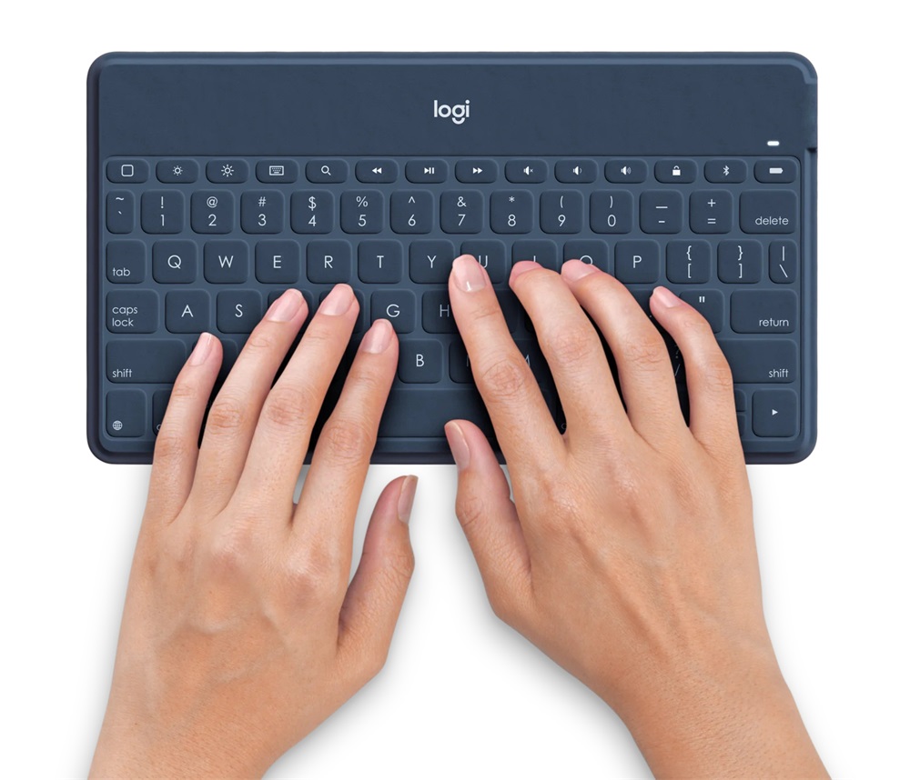 Logitech 920-010177 Keys-To-Go Apple kék vezeték nélküli billentyűzet