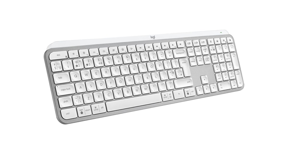 Logitech 920-011638 MX Keys S US halványszürke vezeték nélküli billentyűzet