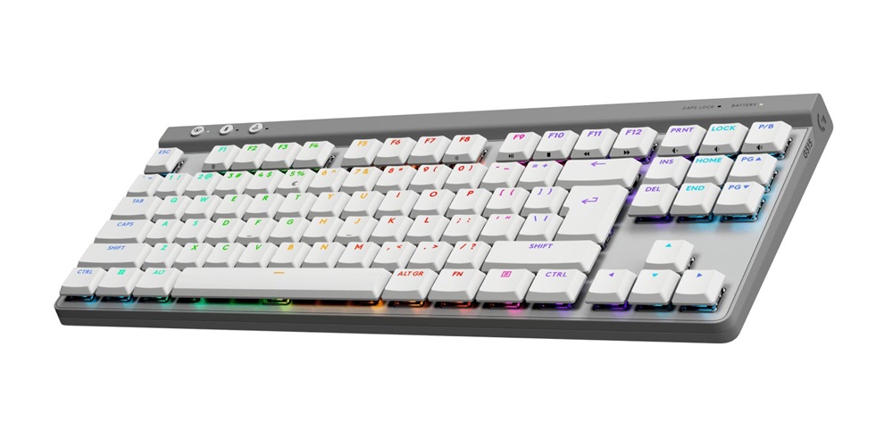 Logitech 920-012539 G515 LIGHTSPEED TKL US fehér vezeték nélküli billentyűzet