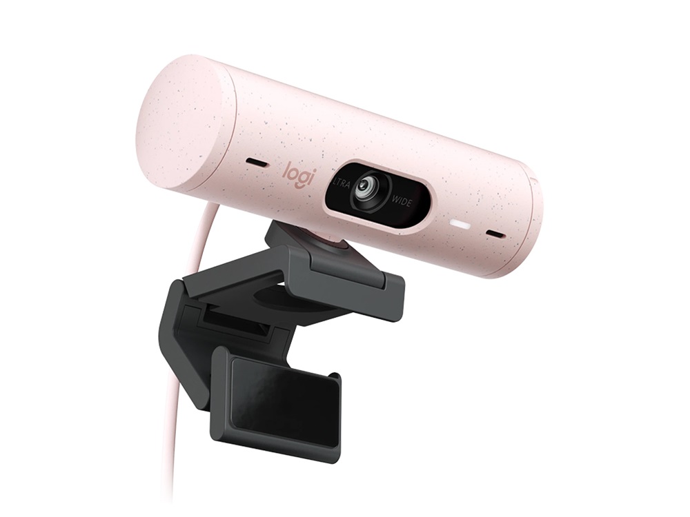 Logitech Brio 500 Full HD mikrofonos rózsaszín webkamera