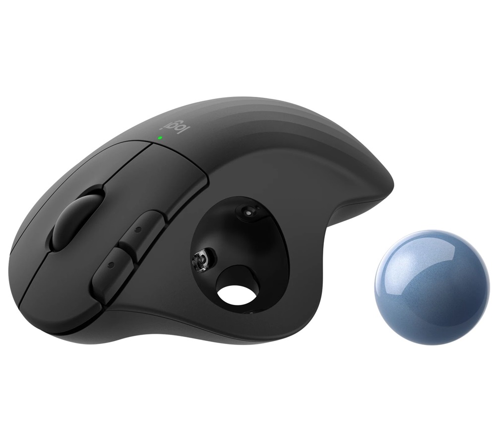 Logitech Ergo M575s vezeték nélküli fekete Trackball egér (Újracsomagolt)