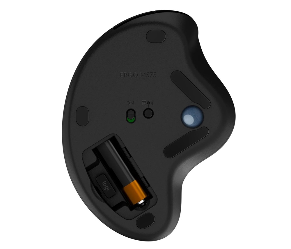 Logitech Ergo M575s vezeték nélküli fekete Trackball egér (Újracsomagolt)