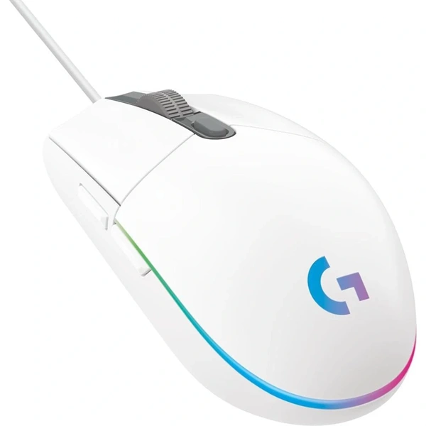 Logitech G102 Lightsync fehér gamer egér