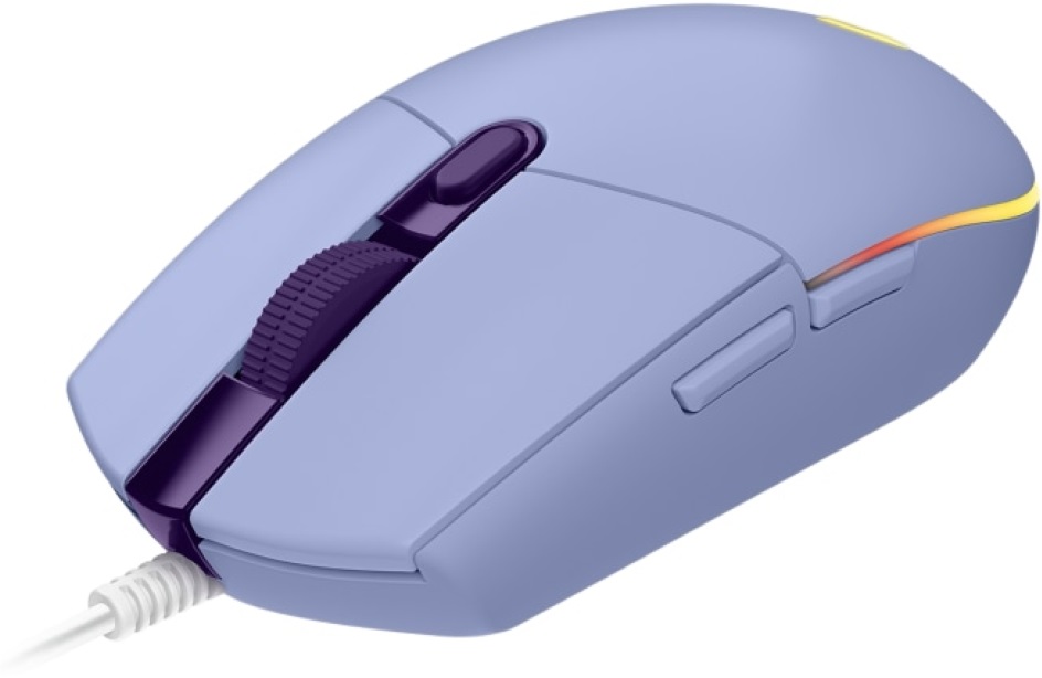 Logitech G203 Lightsync lila gamer egér