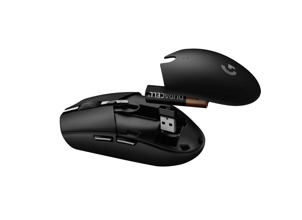 Logitech G305 Lightspeed USB vezeték nélküli fekete gamer egér (Újszerű)