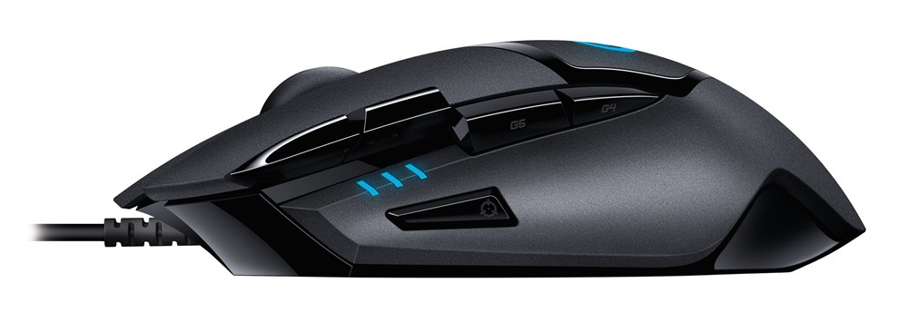 Logitech G402 Hyperion Fury FPS fekete gamer egér