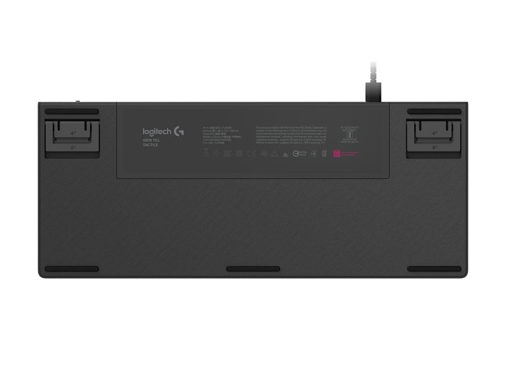Logitech G515 TKL US vezetékes fekete gamer billentyűzet