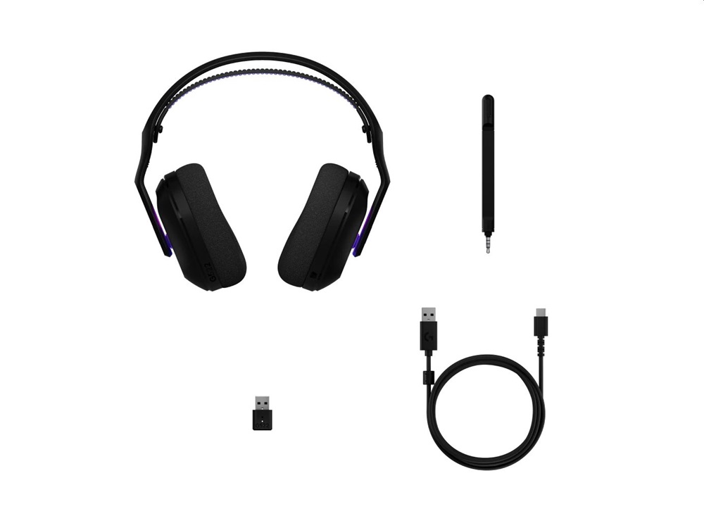 Logitech G522 Lightspeed vezeték nélküli fekete gamer headset