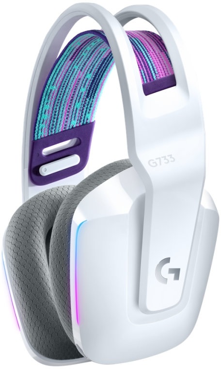 Logitech G733 Lightspeed Wireless RGB fehér gamer headset (Újracsomagolt)