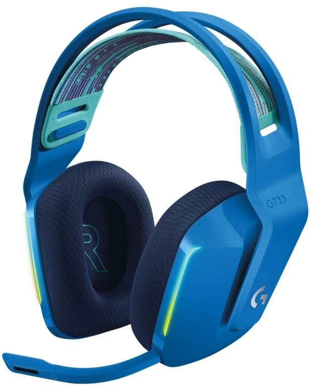 Logitech G733 Lightspeed Wireless RGB kék gamer headset