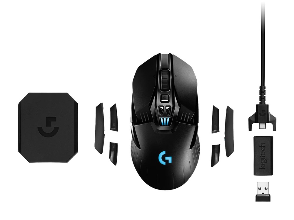 Logitech G903 HERO játékhoz tervezett vezeték nélküli fekete egér