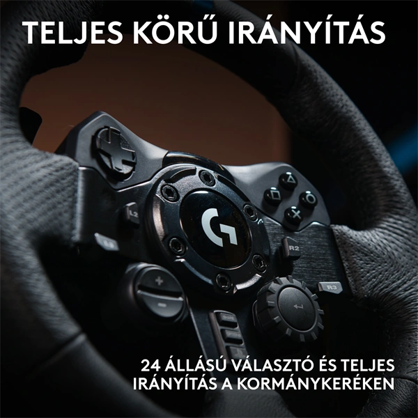 Logitech G923 Racing Wheel and Pedals PS4/PS5/PC kormány + pedál