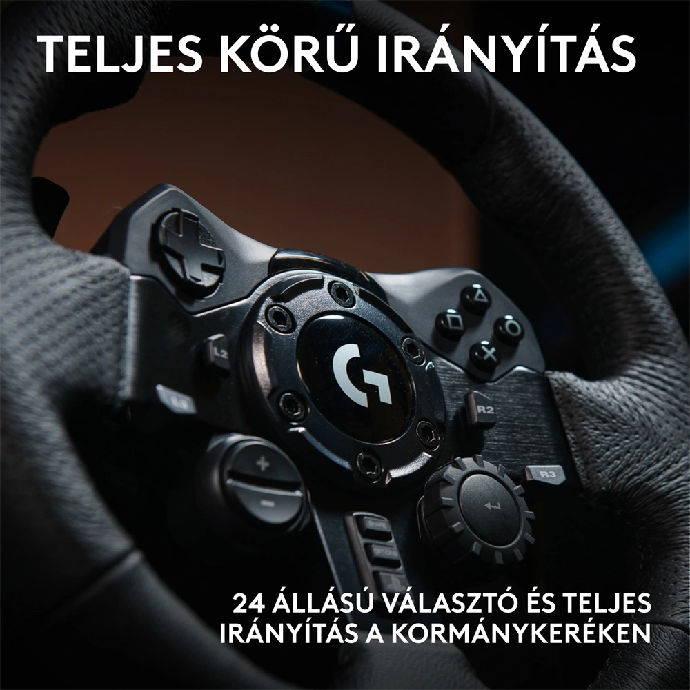 Logitech G923 Racing Wheel and Pedals PS4/PS5/PC kormány + pedál