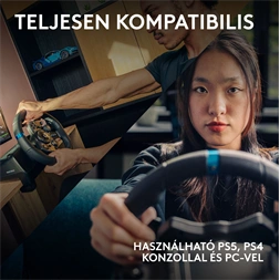 Logitech G923 Racing Wheel and Pedals PS4/PS5/PC kormány + pedál