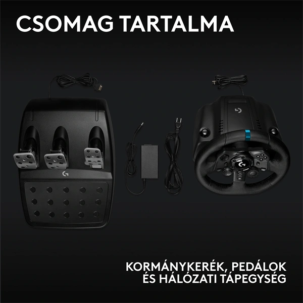 Logitech G923 Racing Wheel and Pedals PS4/PS5/PC kormány + pedál