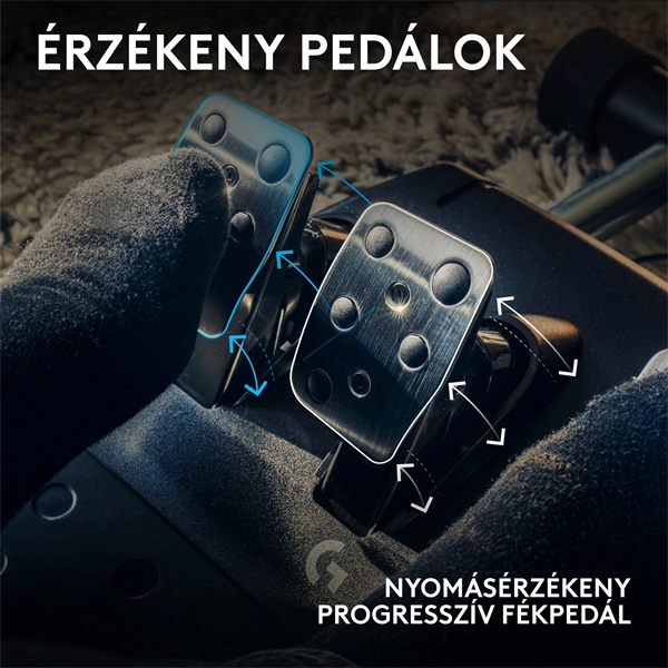 Logitech G923 Racing Wheel and Pedals PS4/PS5/PC kormány + pedál