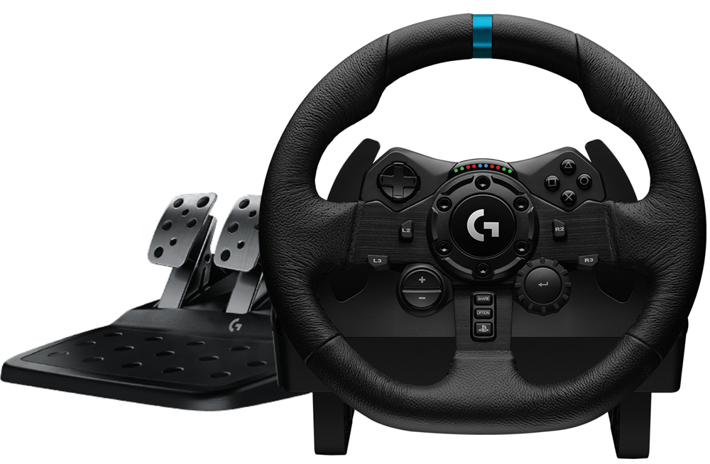 Logitech G923 Racing Wheel and Pedals PS4/PS5/PC kormány + pedál