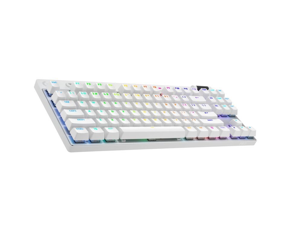 Logitech G PRO X TKL LIGHTSPEED UK vezeték nélküli RGB fehér gamer billentyűzet