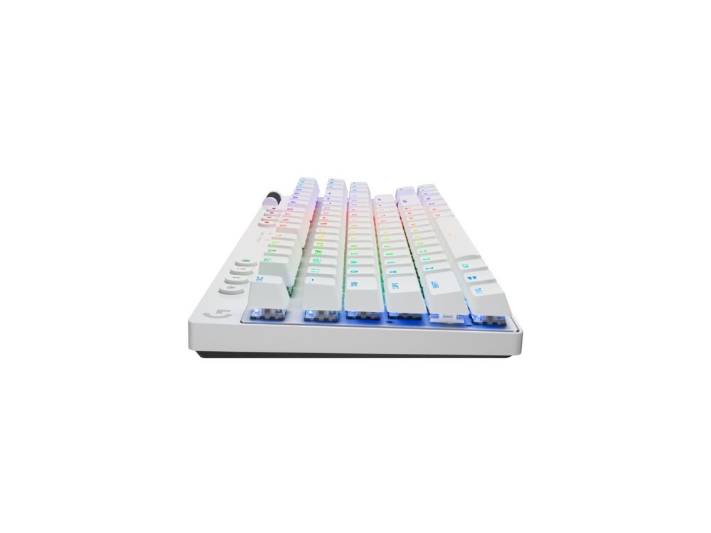 Logitech G PRO X TKL LIGHTSPEED UK vezeték nélküli RGB fehér gamer billentyűzet