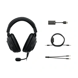 Logitech G PRO X vezetékes fekete gamer headset