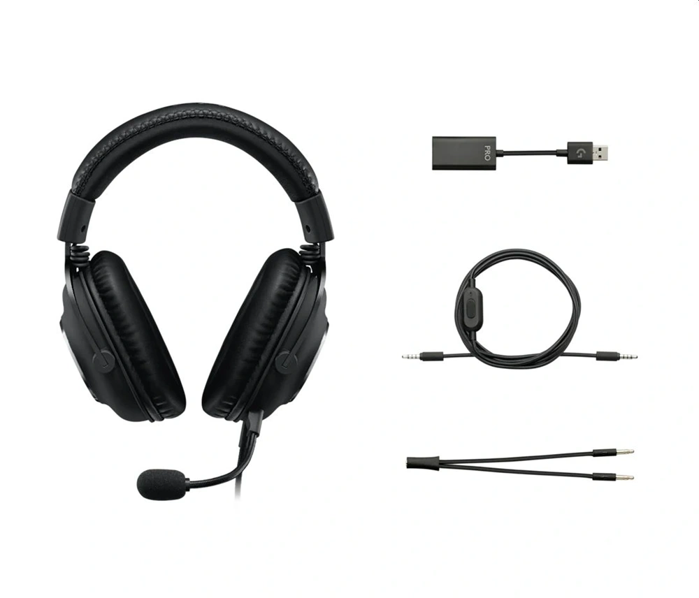 Logitech G PRO X vezetékes fekete gamer headset