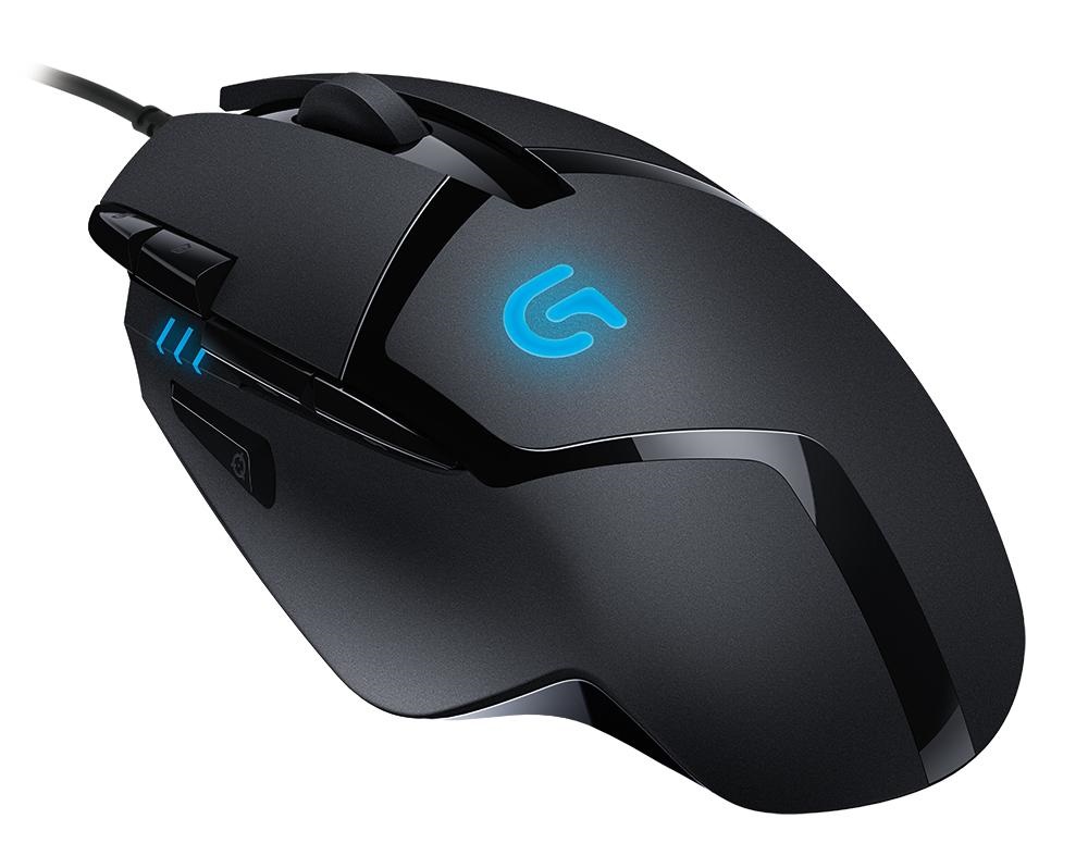 Logitech G402 Hyperion Fury FPS fekete gamer egér