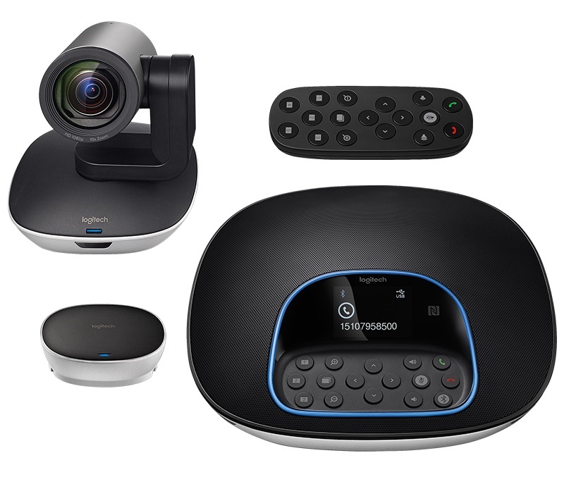 Logitech Group közepes és nagy méretű tárgyalókba videokonferencia csomag