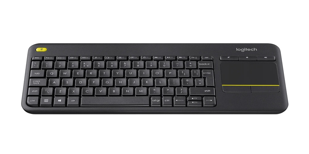 Logitech K400 Plus Touchpad HUN fekete vezeték nélküli billentyűzet