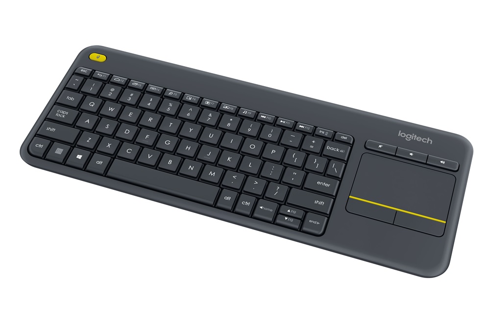 Logitech K400 Plus Touchpad HUN fekete vezeték nélküli billentyűzet