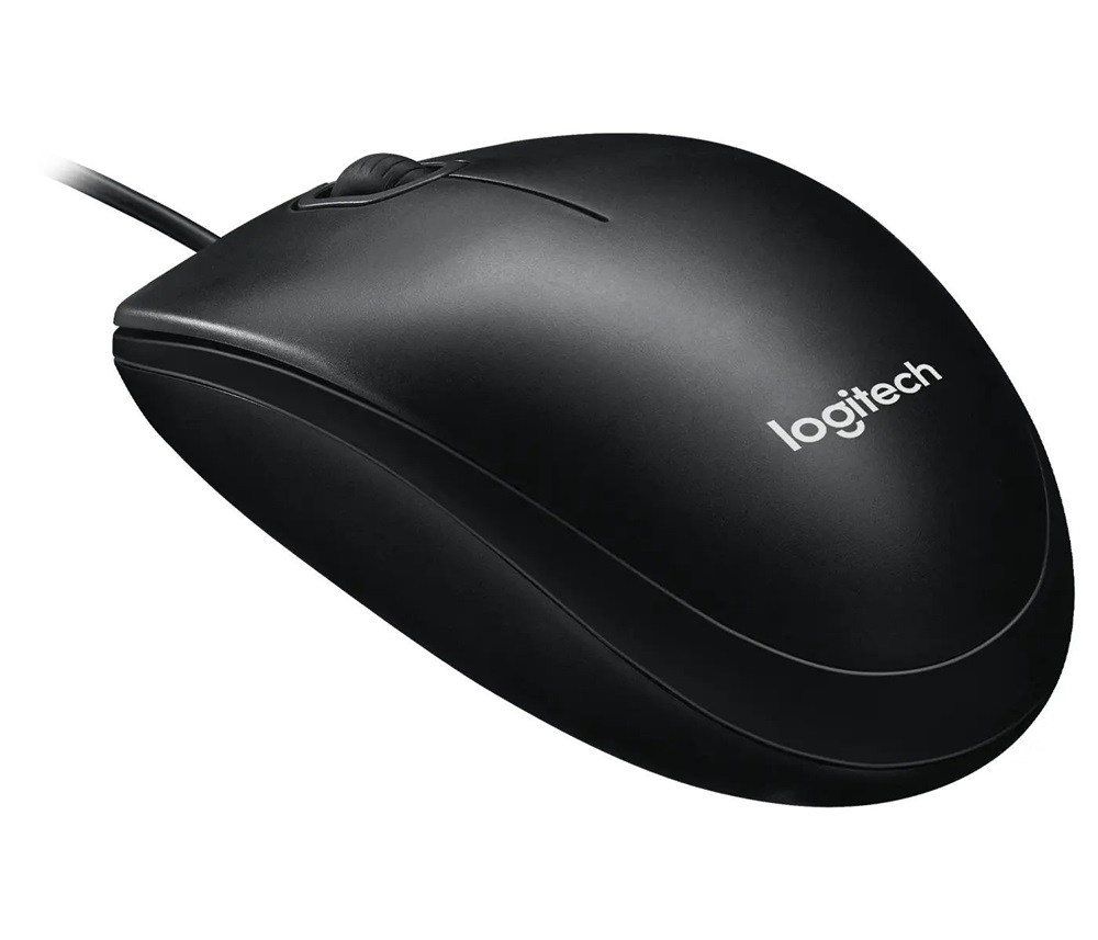 Logitech M100 USB fekete egér