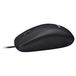 Logitech M100 USB fekete egér