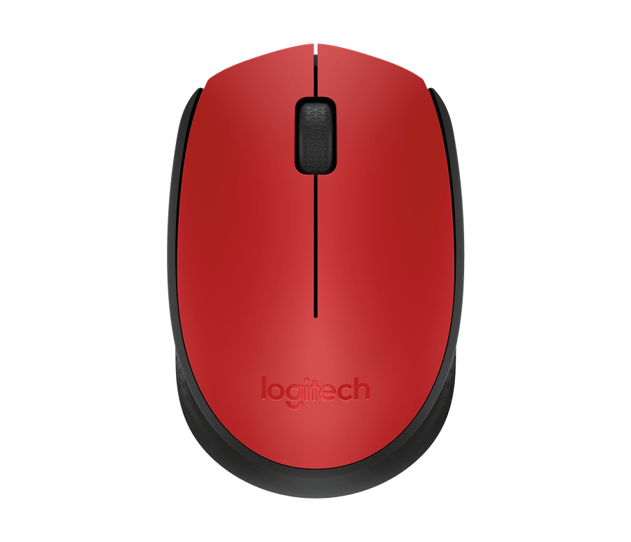Logitech M171 vezeték nélküli piros notebook egér