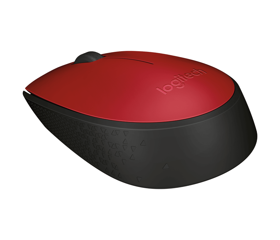 Logitech M171 vezeték nélküli piros notebook egér