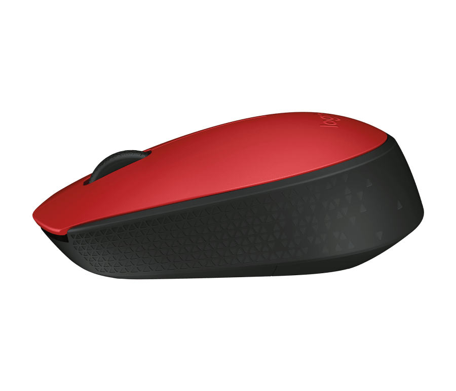 Logitech M171 vezeték nélküli piros notebook egér