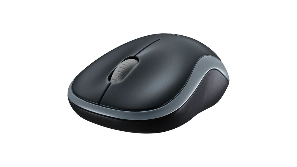 Logitech M185 vezeték nélküli szürke notebook egér