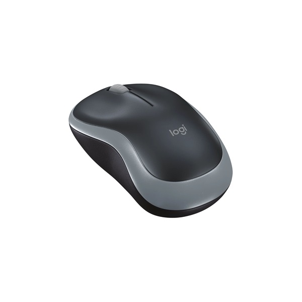 Logitech M185 vezeték nélküli szürke notebook egér