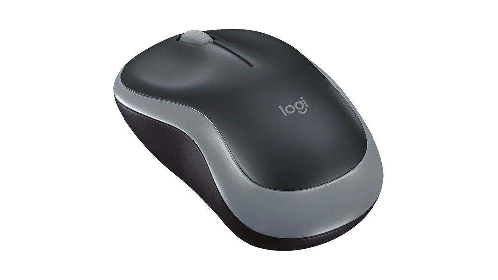 Logitech M185 vezeték nélküli szürke notebook egér