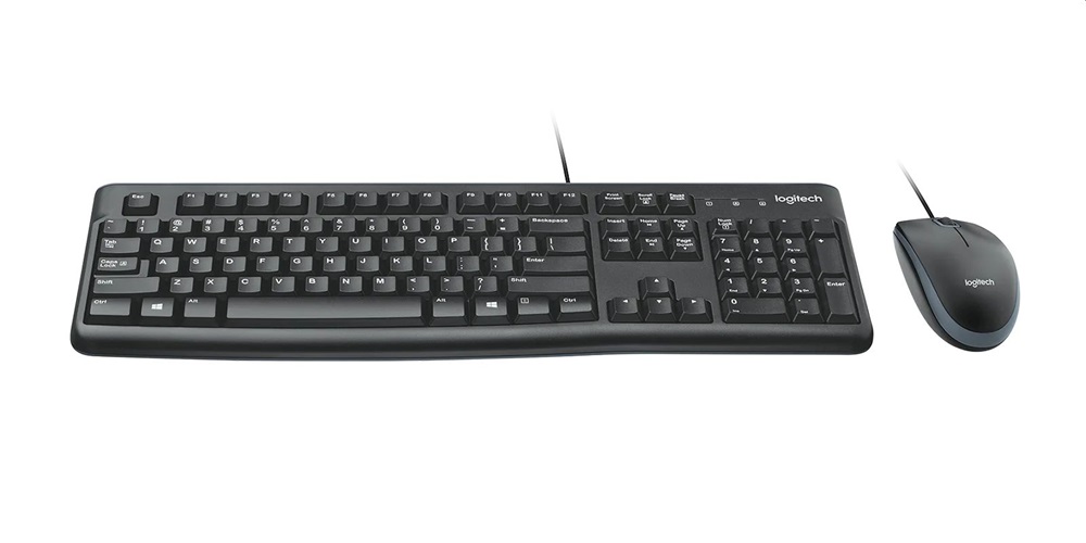 Logitech MK120 US vezetékes fekete billentyűzet és egér