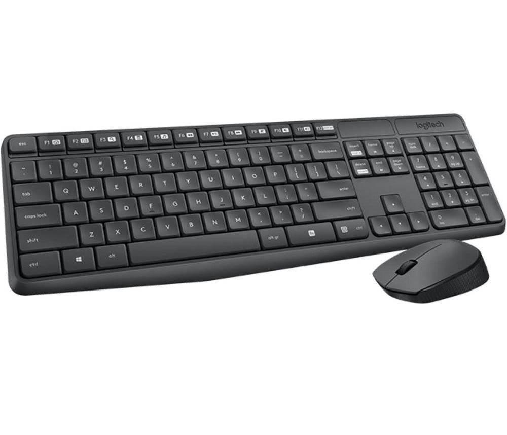 Logitech MK235 HUN fekete vezeték nélküli billentyűzet + egér